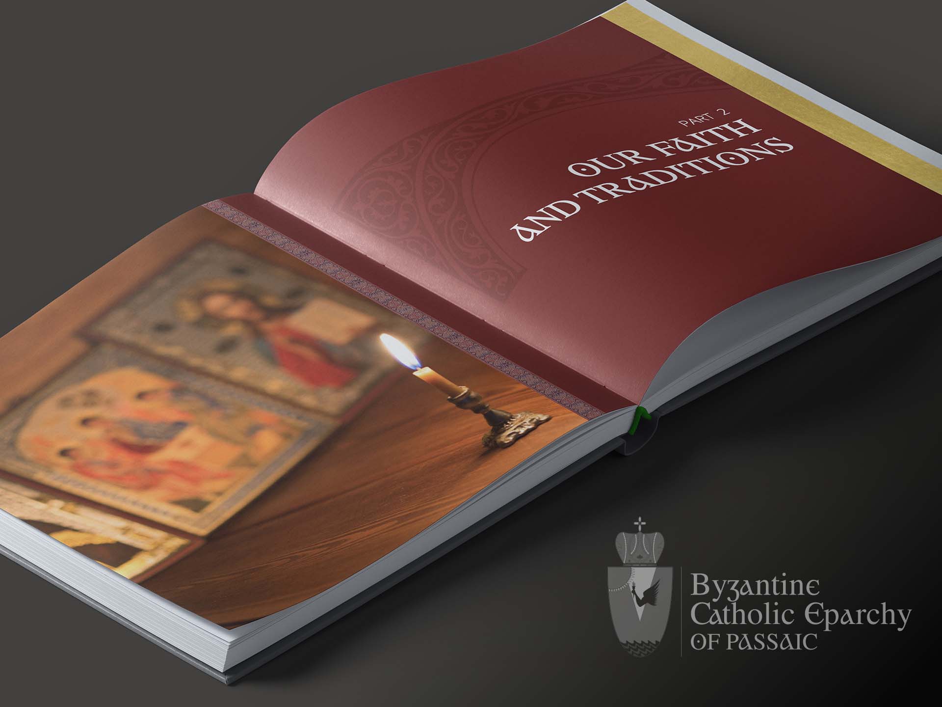 Fuzati agency design services Byzantine Eparchy Passaic Book
