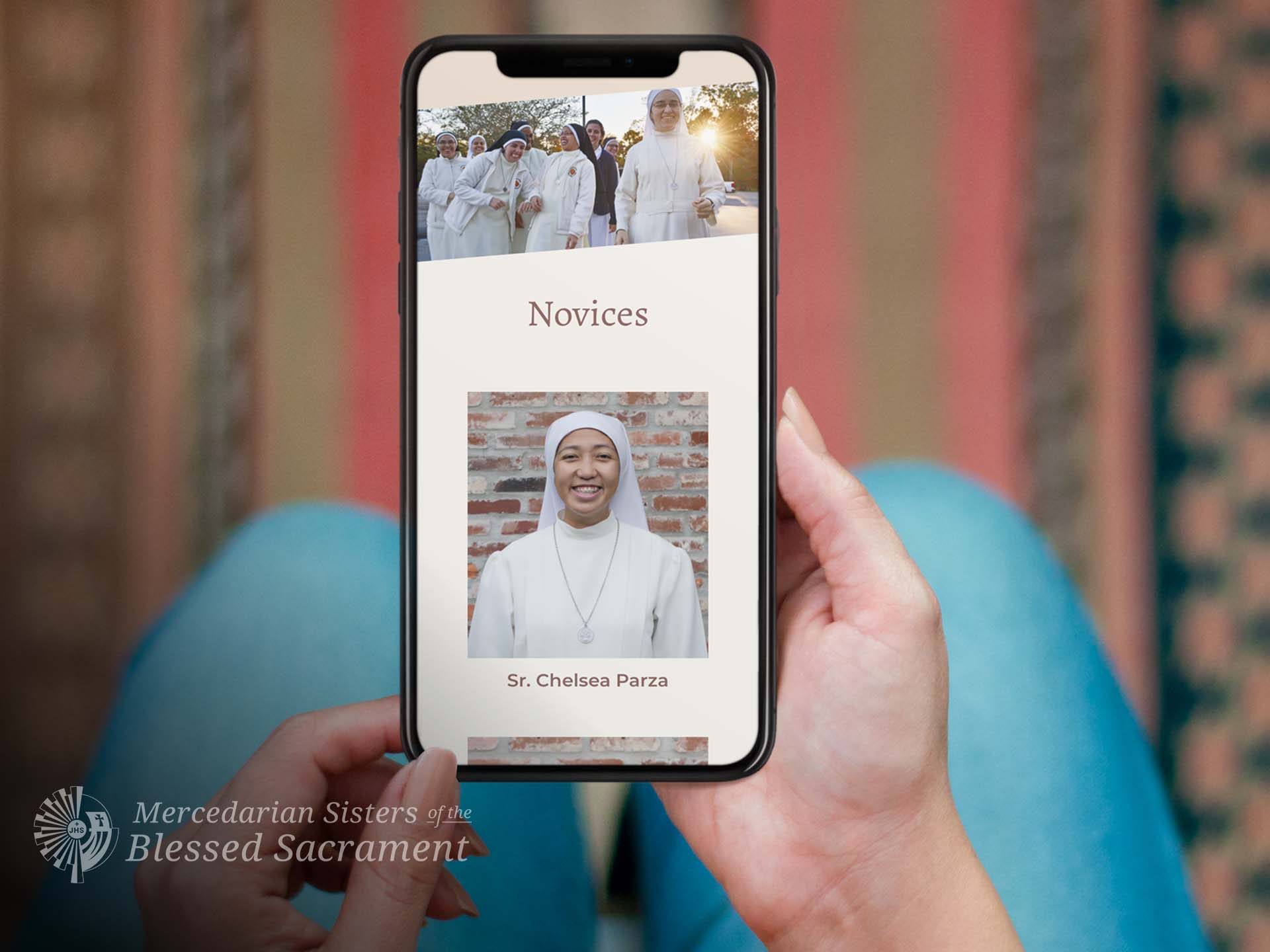 Fuzati agency website services Mercedarian Sisters iPhone Religious Consecrated Vocations