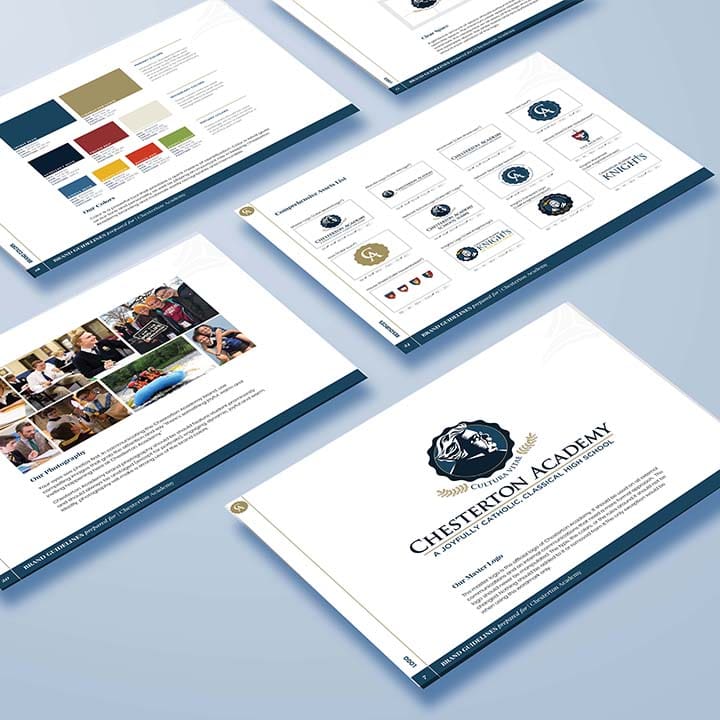 case study Chesterton Academy Brand Guidelines Why It Works