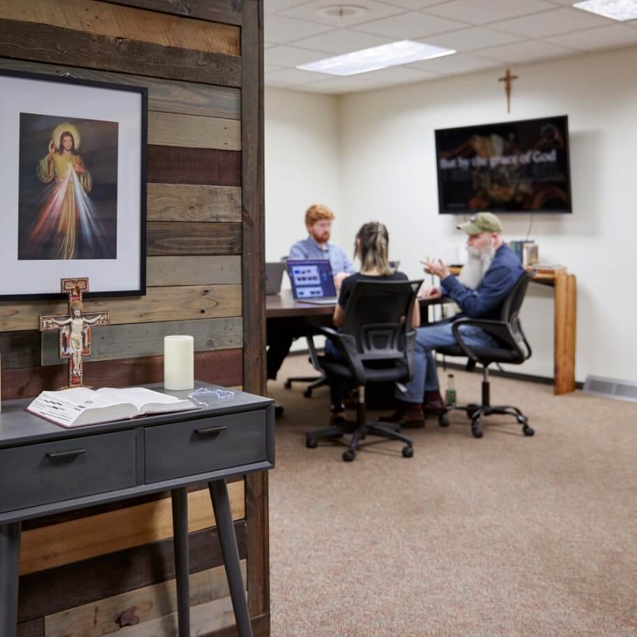 a creative catholic place work space